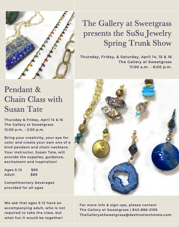 Susu Jewelry Pendant & Chain Class