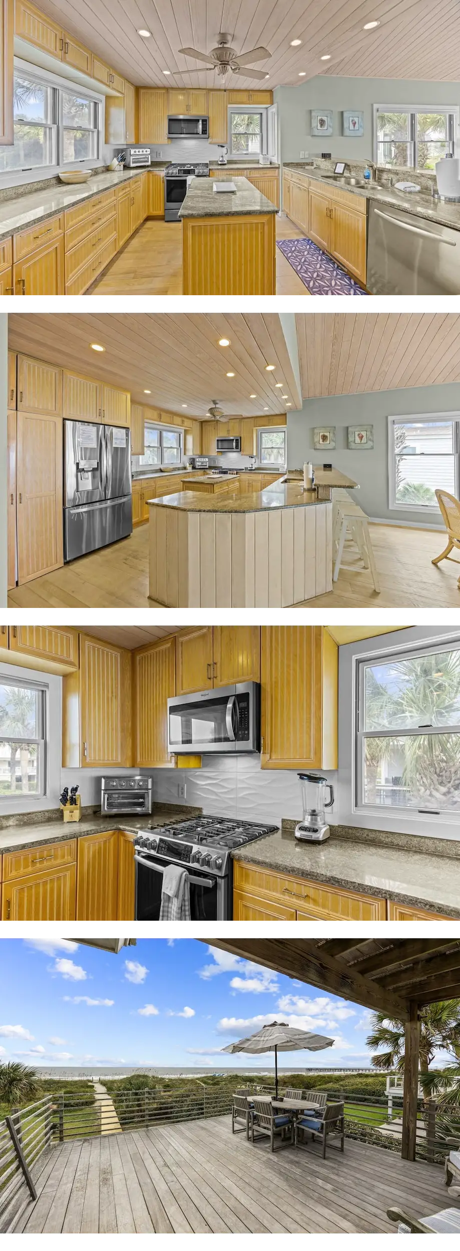 Beautiful Oceanfront Home on Quiet Street! Community Pool/Tennis & Private Hot Tub!